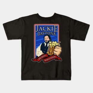 HUMAN BARTENDER - JACKIE DAYTONA Kids T-Shirt